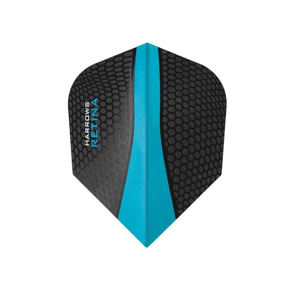 Harrows Dimplex Retina Dart Flights Black/Blue One Size