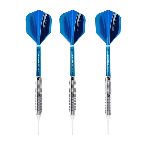 Harrows Genesis Tungsten Darts (Pack Of 3) Silver/Blue 25g
