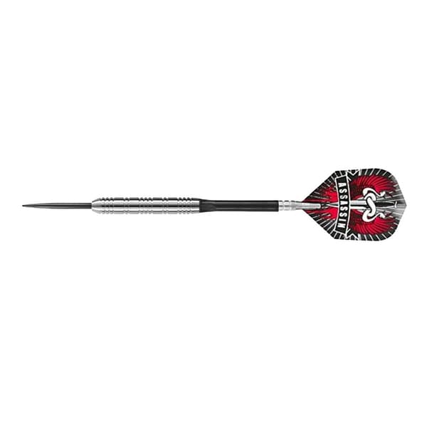 Harrows Assassin Tungsten Darts (pakke med 3) Silver/Black 28g