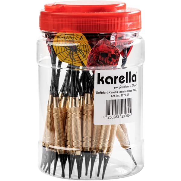 Karella mjukspetspilar 18 gram, 24 stycken