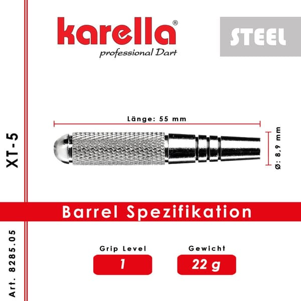 Karella XT-5 teräskärkinen tikka 22 grammaa