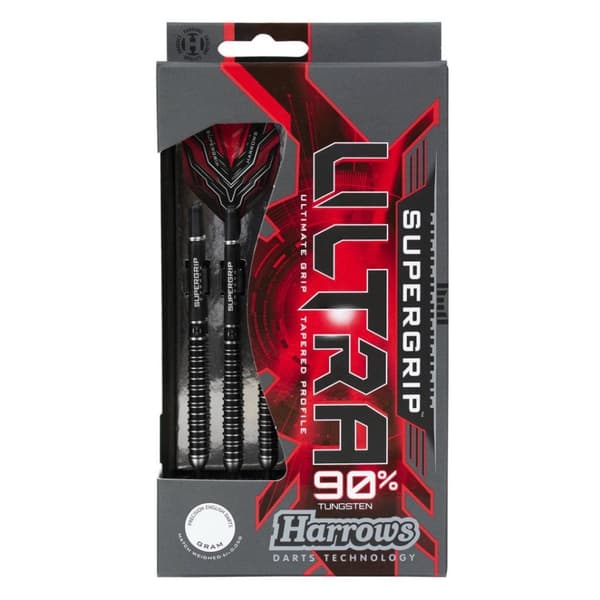 Harrows Supergrip Ultra Tungsten Dart Set (Förpackning med 3)
