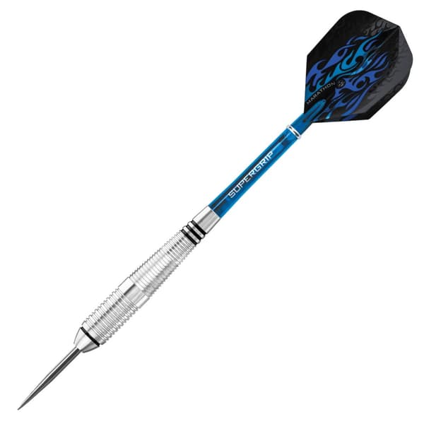 Harrows Blaze Steel Darts (Pack Of 3) Blue/Silver 23g