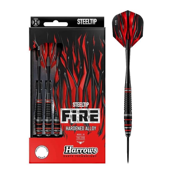 Harrows Fire Alloy Logo Dartpilar (Förpackning med 3 st)