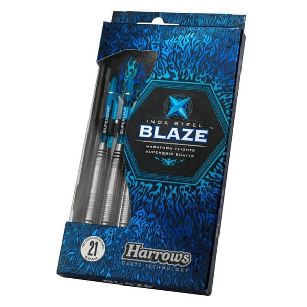 Harrows Blaze stålpilar (Förpackning med 3) Silver/Black One Size
