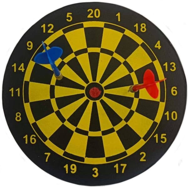 DARTSKIVE DARTSPIL FÆRDIGHED DOBBELTSIDIGT