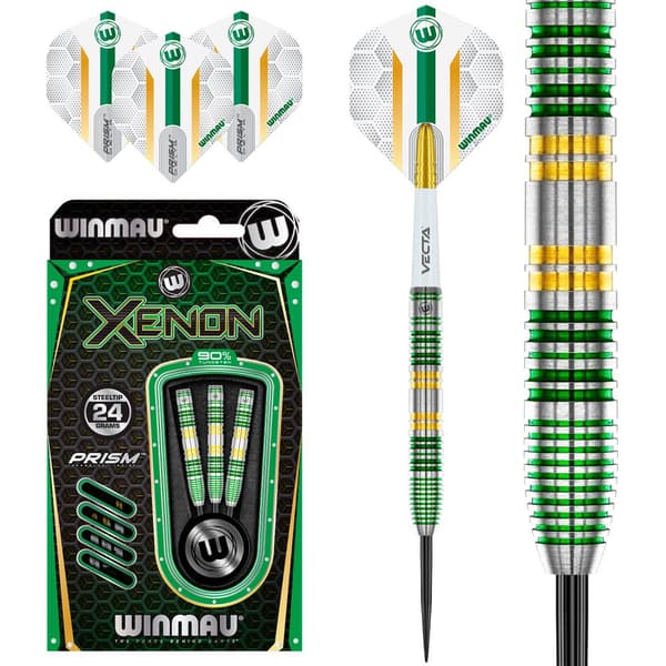 Winmau Xenon 90% tungsten steeltip dartpijlen