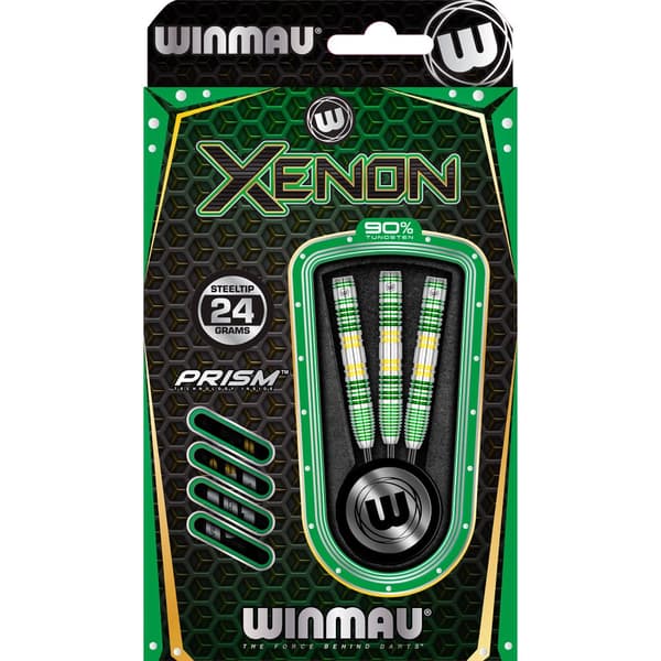 Winmau Xenon 90% tungsten steeltip dartpijlen