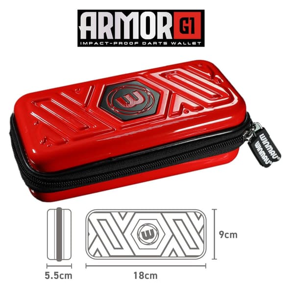 Winmau Armor G1 Dart Pung Rød