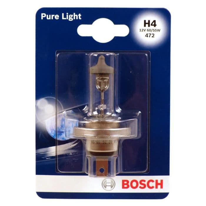 BOSCH Ampoule Pure Light 1 H4 12V 60 / 55W