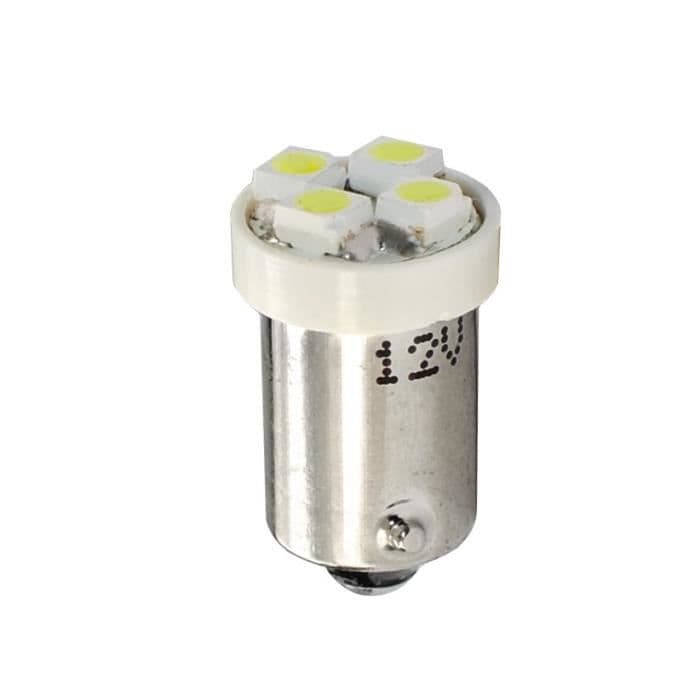 PLANET LINE Lot de 2 Ampuller LED - BA9s - 4 LED SMD 3528 - 12 V - 0,40 W
