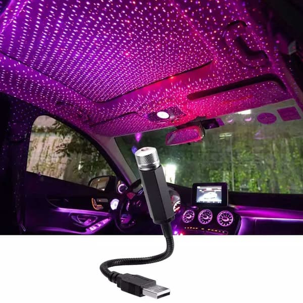Galaxy -projektor førte Discolamp til bilen USB