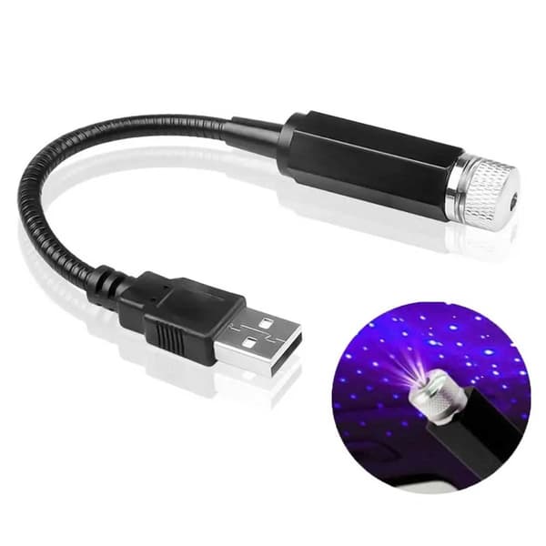 Galaxy -projektor førte Discolamp til bilen USB