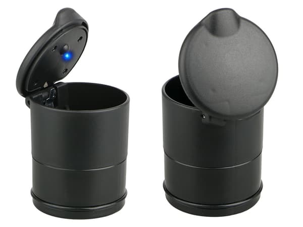 Askkopp med Lock & LED-lampa - Till bilen