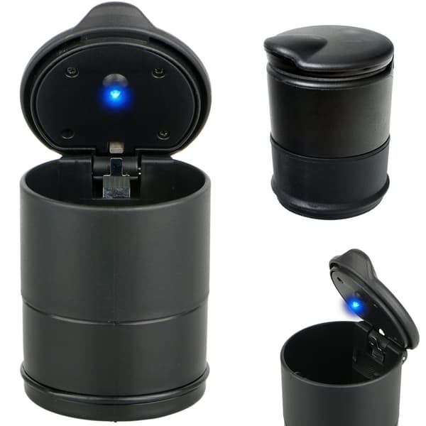Askkopp med Lock & LED-lampa - Till bilen