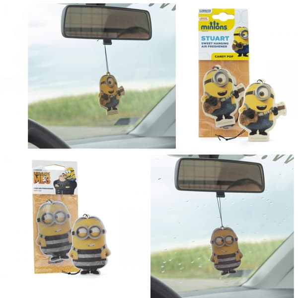 Minions doftgranar Candy pop , New Car , 4-pack 2+2st