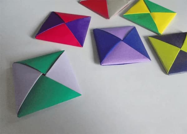 20-Pack Origami Papper - Ddakji - Squid Game - Blandade Färger