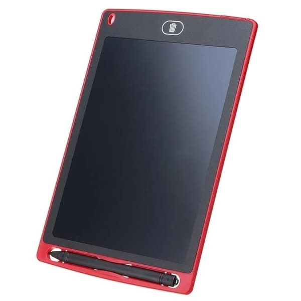 Ritplatta för Barn med 8,5" LCD Display - Röd