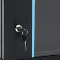 Miniatyrbillede 6 af 9: vidaXL væghængt netværksskab 4U 19" IP20 600x450x285 mm