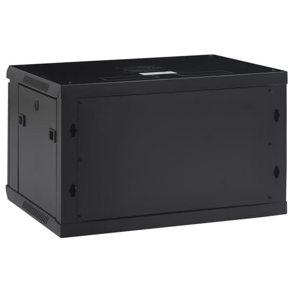 vidaXL væghængt netværksskab 4U 19" IP20 600x450x375 mm