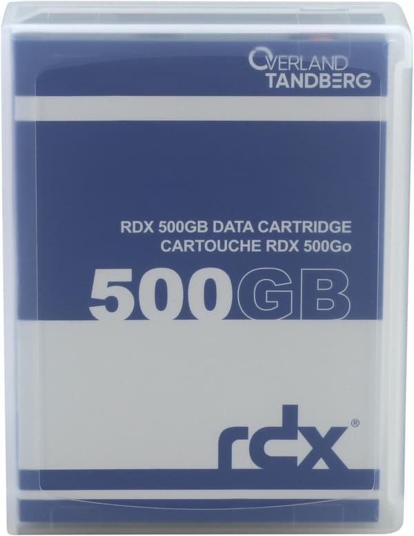 Tandberg 8541-RDX Quikstor 500 GB datakassett (SATA, USB 3.0)