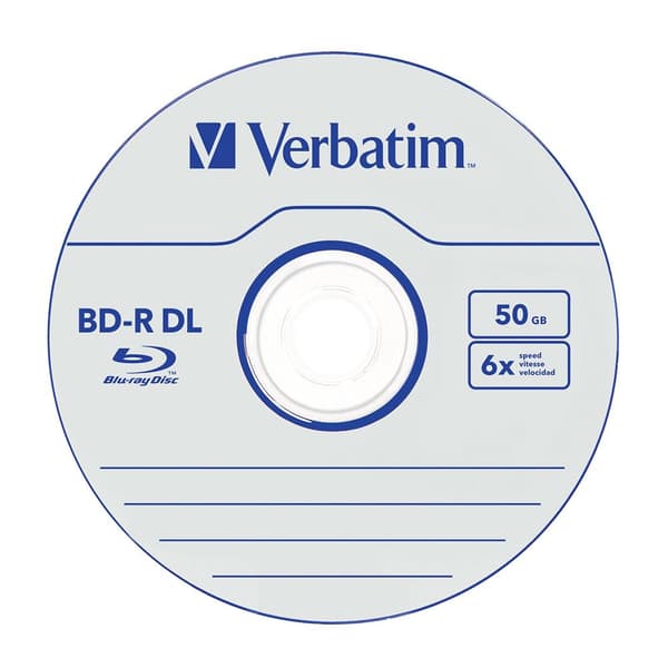 Verbatim Cd-dvd-bluray 5 Bd-r Blu-ray 50gb 6x Blå