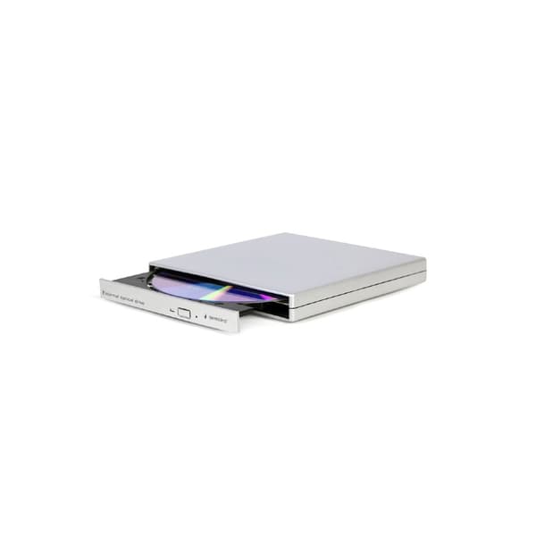 Gembird Ulkoinen DVD/CD-Poltin USB 2.0 Liitännällä Hopea