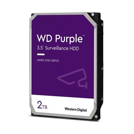 Western Digital | Hårddisk | Lila WD23PURZ | N/A RPM | 2000 GB