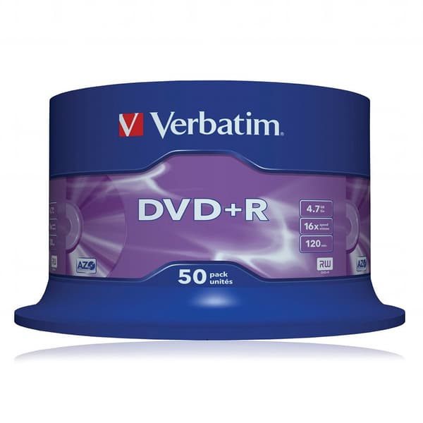 Verbatim 4.7 Gb Dvd+r-enheter 16x 50 Silver