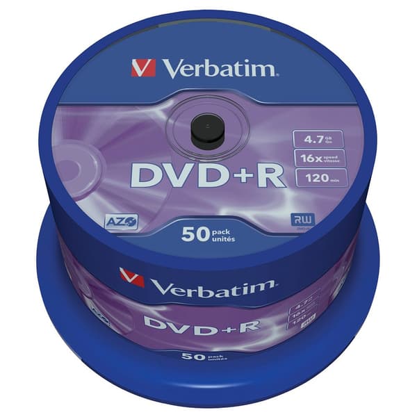 Verbatim 4.7 Gb Dvd+r-enheter 16x 50 Silver