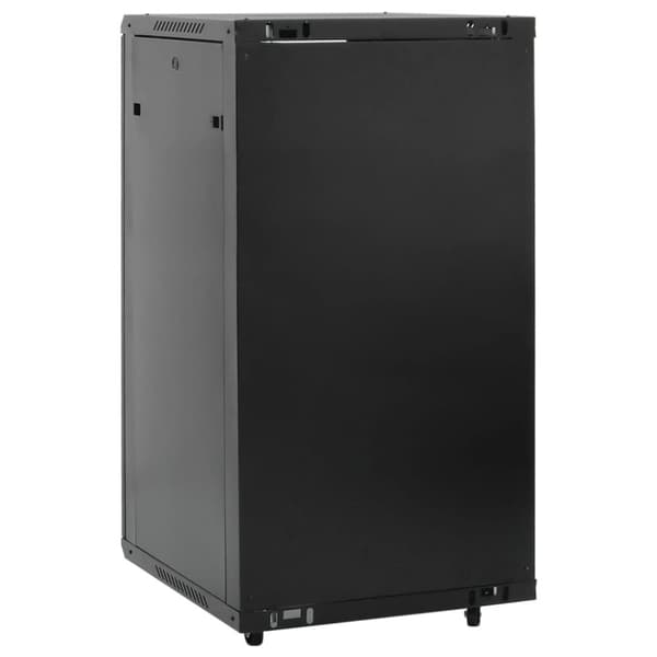 vidaXL 22U Verkkolaitekaappi kääntyvät jalat 19" IP20 60x60x120 cm
