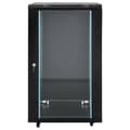 Pikkukuva 3 / 7: vidaXL 18U Verkkolaitekaappi kääntyvät jalat 19" IP20 60x60x100 cm