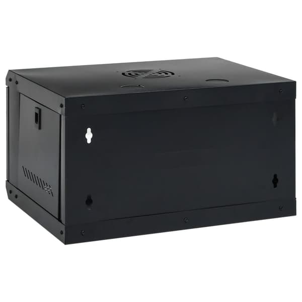 vidaXL 6U Nätverksskåp väggmonterat 19" IP20 53x40x30 mm