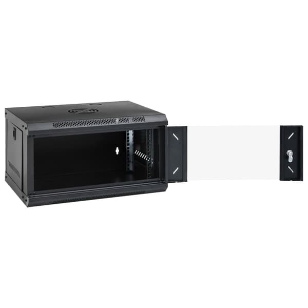 vidaXL 6U Nätverksskåp väggmonterat 19" IP20 53x40x30 mm