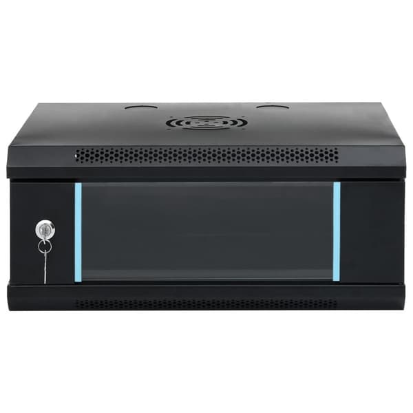 vidaXL 4U Nätverksskåp väggmonterat 19" IP20 53x40x21 mm