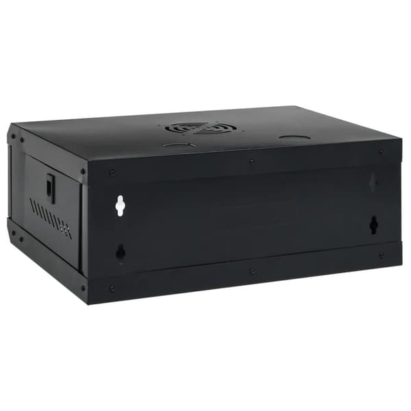 vidaXL 4U Nätverksskåp väggmonterat 19" IP20 53x40x21 mm