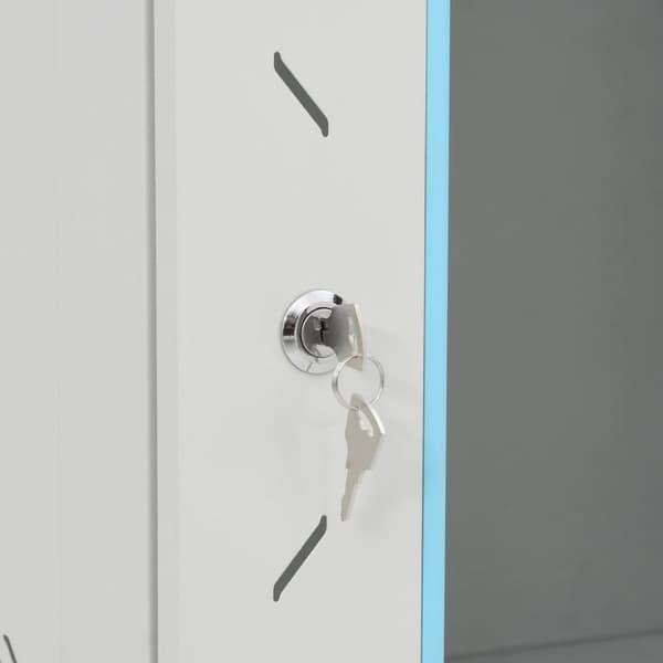vidaXL netværksskab med drejelige fødder 18U 19" IP20 60x60x100 cm