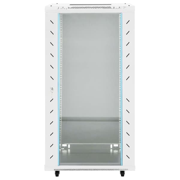 vidaXL 22U Verkkolaitekaappi kääntyvät jalat 19" IP20 60x60x120 cm