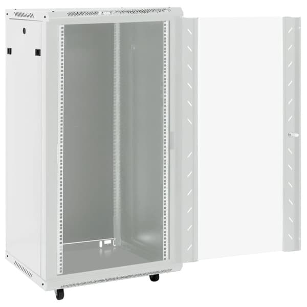 vidaXL 22U Verkkolaitekaappi kääntyvät jalat 19" IP20 60x60x120 cm