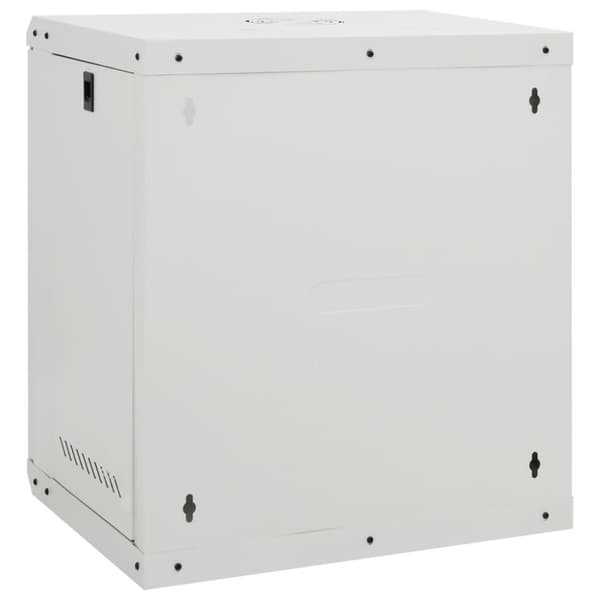 vidaXL 12U Nätverksskåp väggmonterat 19" IP20 53x40x60 mm