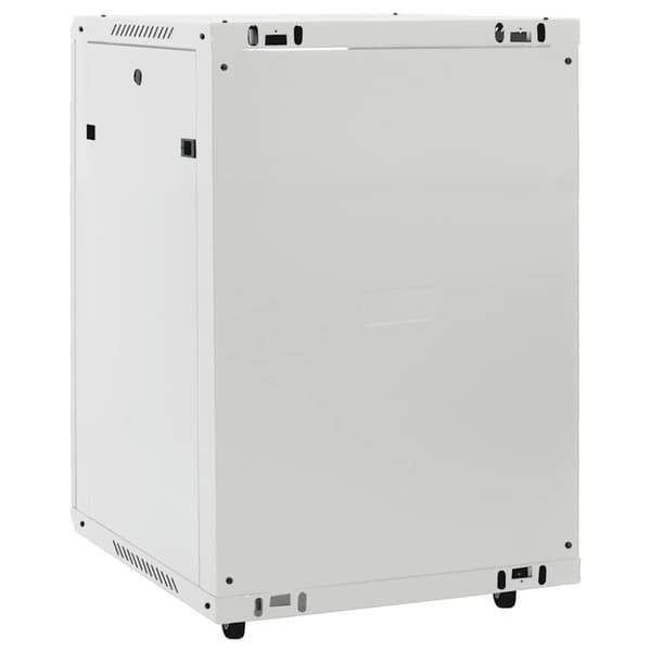 vidaXL 15U Nätverksskåp med svänghjul 19" IP20 60x45x86 mm