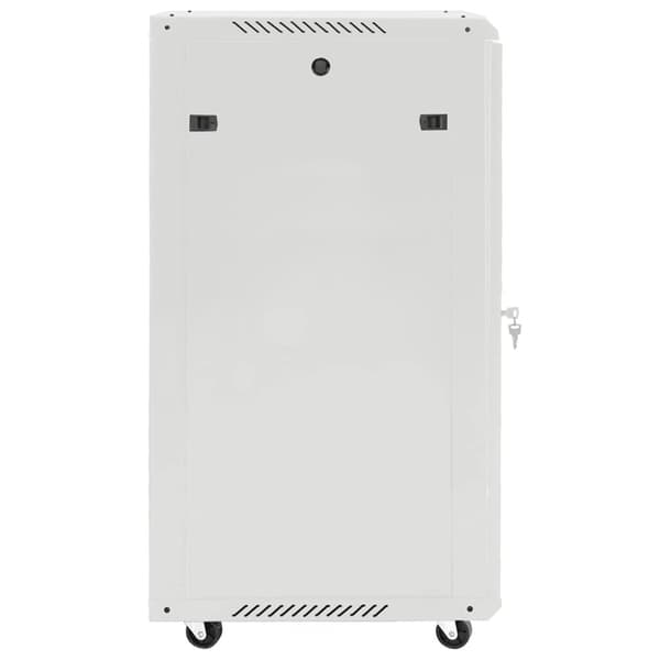 vidaXL netværksskab med drejelige fødder 60x45x86 cm 15U 19" IP20