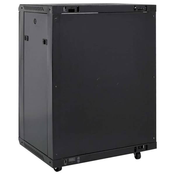 vidaXL 15U Verkkolaitekaappi kääntyvät jalat 19" IP20 53x40x80 cm