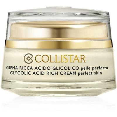 Collistar Attivi Puri Glycolic Acid Cream Rich perfect skin moisturizing anti-aging face cream glycolic acid 50ml