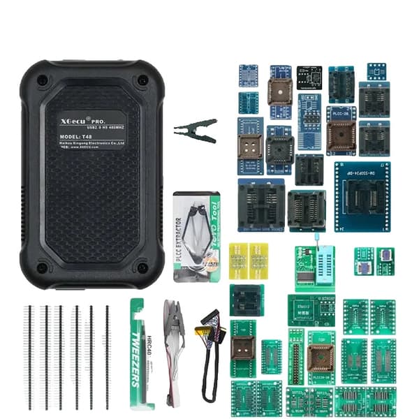 XGecu T48 -ohjelmoija, tukee useita laitteita, USB2.0 -liitäntä, alhainen virrankulutus,T48 42 Adapters