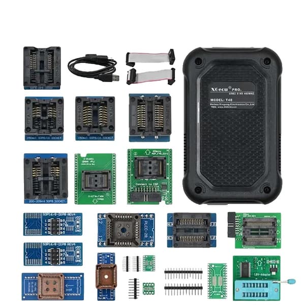 XGecu T48 -ohjelmoija, tukee useita laitteita, USB2.0 -liitäntä, alhainen virrankulutus,T48 20 Adapters