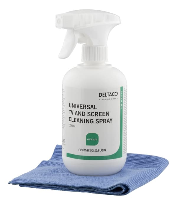 Cleaning set: 500ml liquid screens + microfiber colour Box