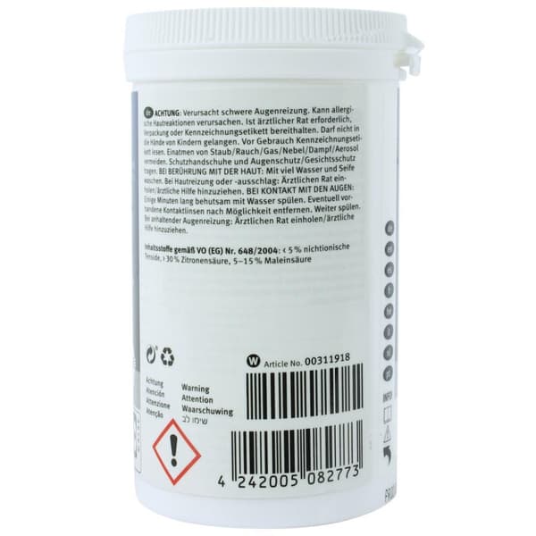 BOSCH SIEMENS B/s Vw/vaskemaskine Afkalkningsmiddel 250g