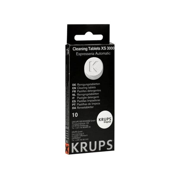 Diskmedelstabletter - KRUPS - XS300010 - Rengöring - Desinfektion - Avkalkning