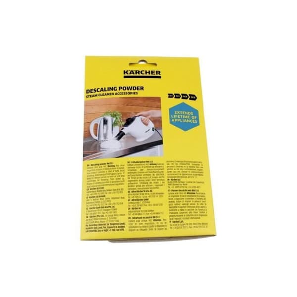 Karcher - avkalkningspulver (6x17 gr) ångtvätt - 62961930
